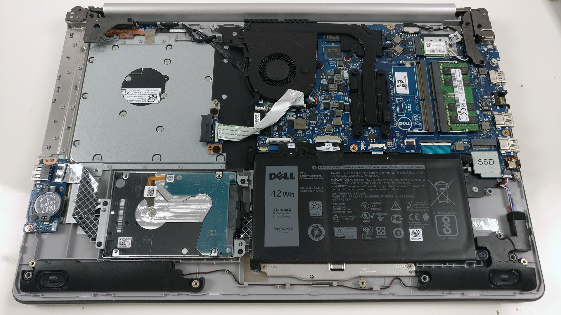 How to replace and fix Dell Inspiron 3581 3580 3793 3780 3590 5570 5575 15-5570 15-5575 / Latitude 5770 3590 Fan original (Dell Inspiron 17 5770)